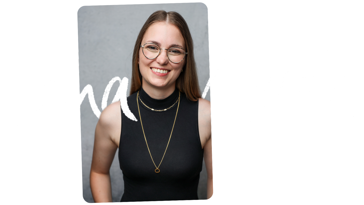 Selbstportrait mit Lena-Maria-Handlettering